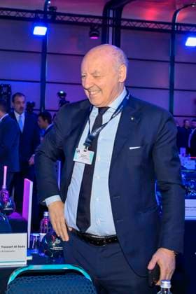 Giuseppe Marotta FC Internazionale President during the 32nd European Football Clubs General Assembly in Rome at the Rome Cavalieri Waldorf Hotel. Italy - Thursday 09 October 2025. Sports.  Copyright: xFabrizioxCorradetti LaPressex