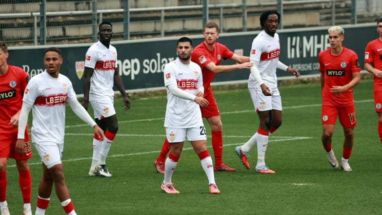 09 10 25 VfB Stuttgart SV Elversberg Germany, Stuttgart, 09 10 2025, Football, Bundesliga, Test match, VfB Stuttgart SV Elversberg Deniz Undav VfB Stuttgart