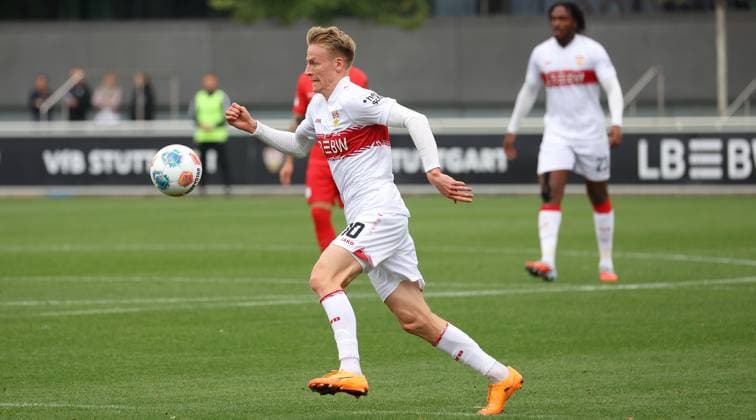 BAU 09 10 2025 Stuttgart Soccer VfB Stuttgart vs SV Elversberg, Chris Führich VfB