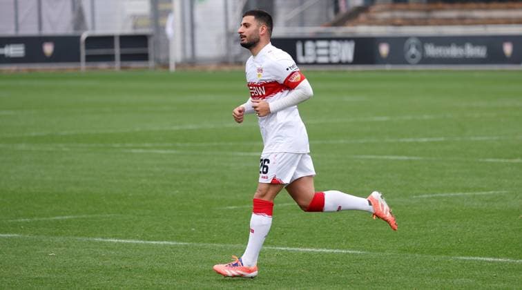 BAU 09 10 2025 Stuttgart Football VfB Stuttgart vs SV Elversberg, Deniz Undav VfB with captains armband