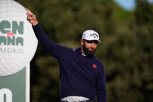 October 9, 2025, Madrid, Madrid, Spain: Jon RAHM of Spain during the Open de EspaoÂ±a presented by Madrid, R1, golf tournament of DP World Tour at Club de Campo Villa de Madrid on October 09, 2025, in Madrid, Spain. Madrid Spain - ZUMAa181 20251009_zaa_a181_076 Copyright: xDennisxAgyemanx