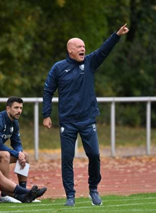 Coach Uwe Rösler VfL Bochum 09 10 2025, Football 2 Bundesliga, Season 2025 2026, Test match, VfL Bochum Alemannia Aachen Bochum North Rhine-Westphalia Germany Team2