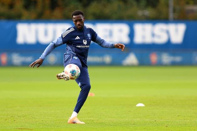 18 Bakery Jatta Hamburger SV Football I Men I Training I Season 2025 2026 I Hamburger SV I 09 10 2025 I Training pitches Volksparkstadion