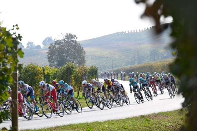 Gran Piemonte 2025 Gran Piemonte 2025 - Dogliani - Acqui Terme 179 km - 09 10 2025 - Georg Zimmermann (GER - Intermarche - Wanty) - Walter Calzoni (ITA Q36.5 Pro Cycling Team) - photo Ivan Benedetto SprintCyclingAgency 2025 Acqui Terme Italy  Copyright: xIvanxBenedettox xSprintcyclingagencyx