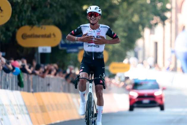 Gran Piemonte 2025 Gran Piemonte 2025 - Dogliani - Acqui Terme 179 km - 09 10 2025 - Isaac Del Toro (MEX - UAE Team Emirates - XRG) - photo Roberto Bettini SprintCyclingAgency 2025 Acqui Terme Italy  Copyright: xRobertoxBettinix xSprintcyclingagencyx