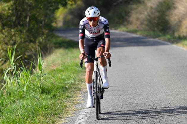 Gran Piemonte 2025 Gran Piemonte 2025 - Dogliani - Acqui Terme 179 km - 09 10 2025 - Isaac Del Toro (MEX - UAE Team Emirates - XRG) - photo Ivan Benedetto SprintCyclingAgency 2025 Acqui Terme Italy  Copyright: xIvanxBenedettox xSprintcyclingagencyx