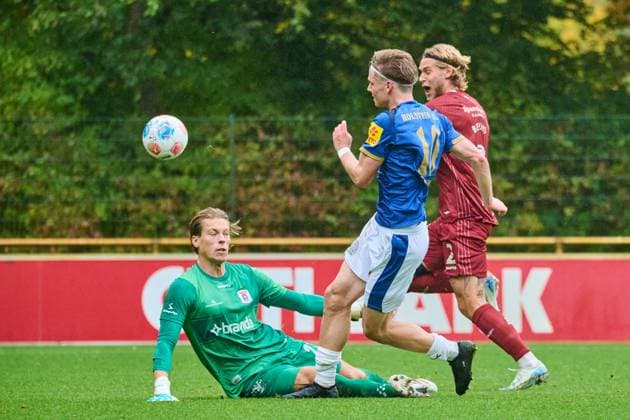 09 10 2025, Football, Men, Test match, Friendly match, Season 2025 2026, Holstein Kiel Aarhus GF Jonas Therkelsen Kiel Holstein Stadion, Projensdorf, T Schleswig Holstein Germany