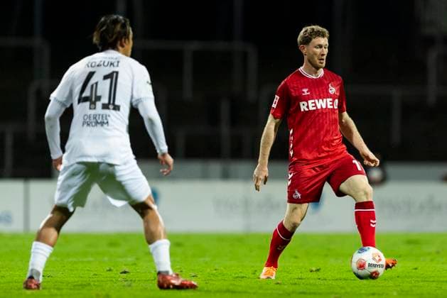 Cologne Cup 2025 09 10 2025 Florian Kainz 1 FC Köln, 11 , Soichiro Kozuki Viktoria Köln, 41 at the Cologne Cup 2025 in the match 1 FC Köln vs Viktoria Köln on 09 10 2025 at Südstadion in Cologne Copyright: xBEAUTIFULxSPORTS Meuselx