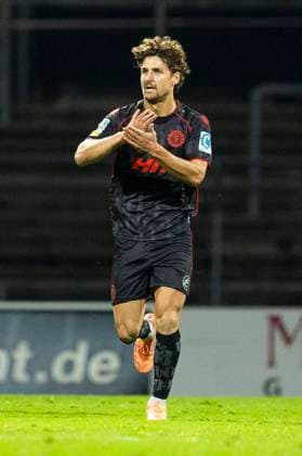 Cologne Cup 2025 09 10 2025 Enzo Wirtz Fortuna Köln, 9 celebrates after his goal to equalize 1 1 during the Cologne Cup 2025 in the match 1 FC Köln against Fortuna Köln on 09 10 2025 at the Südstadion in Cologne Copyright: xBEAUTIFULxSPORTS Meuselx