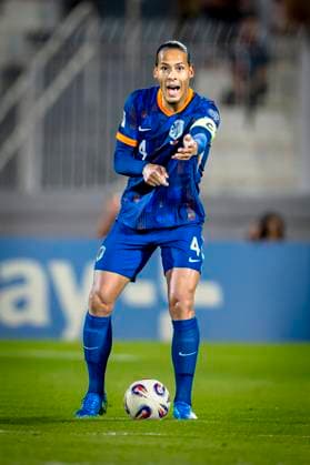 Netherlands defender Virgil van Dijk during the match Malta vs Netherlands at the National Stadium Ta Qali for the European Qualifiers Group G season 2025-2026 in ATTARD, Malta on 9 October 2025, (photo by Marcel van Dorst EYE4images DeFodi Images) Netherlands defender Virgil van Dijk during the match Malta vs Netherlands at the National Stadium Ta Qali for the European Qualifiers Group G season 2025 2026 in ATTARD, Malta on 9 October 2025, photo by Marcel van Dorst EYE4images DeFodi Images