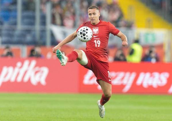 Poland vs New Zealand - friendly match Przemyslaw Frankowski during Poland vs New Zealand - friendly match match in Chorzow, Poland on October 9, 2025 Chorzow Poland  Copyright: xFotoxOlimpikx originalFilename:jastrzebowski-polandvs251009_nphRq.jpg