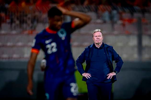 Netherlands trainer Ronald Koeman during the match Malta vs Netherlands at the National Stadium Ta Qali for the European Qualifiers Group G season 2025-2026 in ATTARD, Malta on 9 October 2025, (photo by Marcel van Dorst EYE4images DeFodi Images) Netherlands trainer Ronald Koeman during the match Malta vs Netherlands at the National Stadium Ta Qali for the European Qualifiers Group G season 2025 2026 in ATTARD, Malta on 9 October 2025, photo by Marcel van Dorst EYE4images DeFodi Images