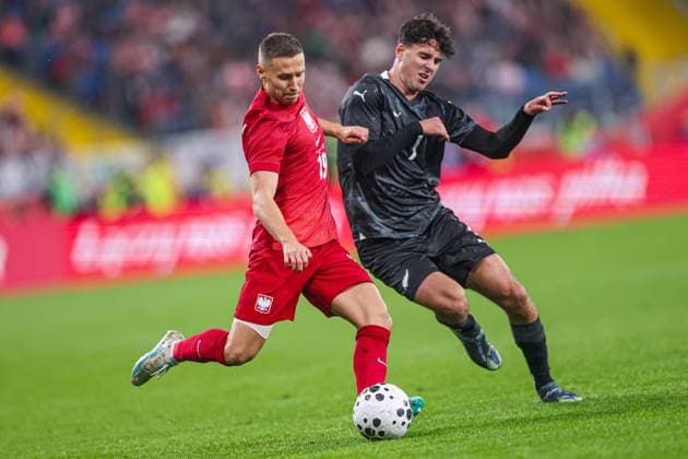 Football, International match, Poland - New Zealand