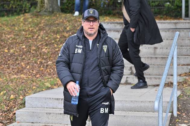 Coach Benedetto Muzzicato Alemannia Aachen 09 10 2025, Football 2 Bundesliga, Season 2025 2026, Test match, VfL Bochum Alemannia Aachen 3 3 Bochum North Rhine-Westphalia Germany Team2