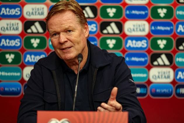TA QALI , 09-10-2025 , National stadium , season 2025 2026 , UEFA WC Qualifying round football , match day 7 , match between Malta and Netherlands , picture shows Netherlands coach Ronald Koeman during the press conference, PK, Pressekonferenz after the match Malta - Netherlands  x31442336x Copyright: