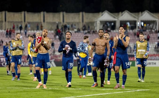 ATTARD - (l-r) Donyell Malen, Justin Kluivert, JurriÃ«n Timber, and Tijjani Reijnders of the Netherlands at the National Stadium during the Dutch national team, Nationalteam s 2026 FIFA World Cup, WM, Weltmeisterschaft, Fussball qualifying match against Malta. ANP KOEN VAN WEEL xVIxANPxSportx xxANPxIVx 538803908 originalFilename: 538803908.jpg