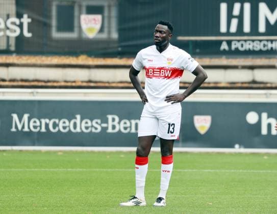 09 10 25 VfB Stuttgart SV Elversberg Germany, Stuttgart, 09 10 2025, Football, Bundesliga, Test match, VfB Stuttgart SV Elversberg Silas Katompa Mvumpa VfB Stuttgart