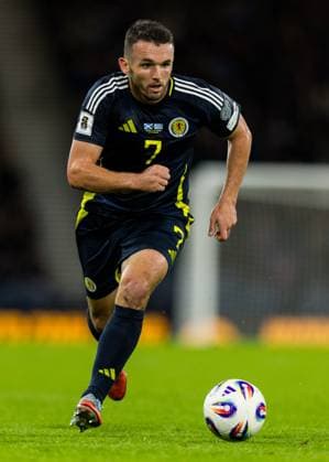 Scotland v Greece 2026 FIFA World Cup, WM, Weltmeisterschaft, Fussball Qualifier 09 10 2025. John McGinn (7 - Scotland) during the 2026 FIFA World Cup Qualifier match between Scotland and Greece at Hampden Park, Glasgow, United Kingdom on 9 October 2025. Editorial use only , Copyright: xRaymondxDaviesx PSI-23008-0089