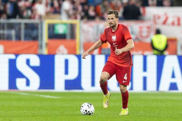 9th October 2025; Stadion Slaski, Chorzow, Poland; International Football, friendly match, Poland versus New Zealand; Tomasz Kedziora (POL)  FotoxOlimpik