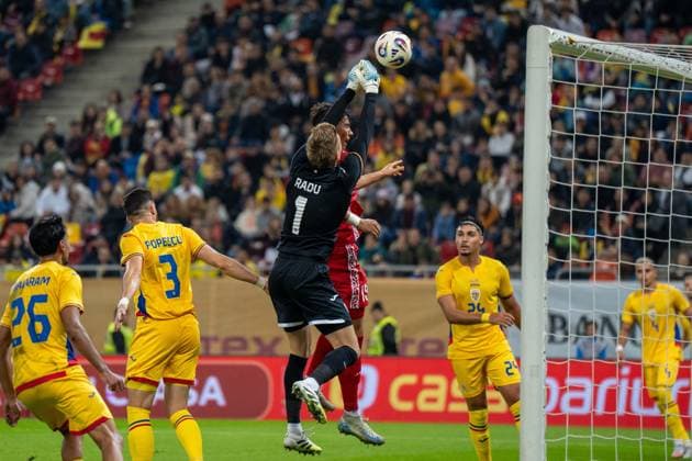 Ionut Radu, Romania vs Moldova, Football, Friendly match, International match, 09 10 2025 Bucharest Bucharest Romania Copyright: xkolbert-press MarcxMarasescux