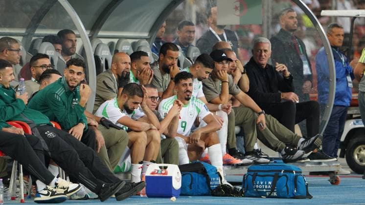 World Cup Qualifiers - Algeria v Somalia Football Staff of Algeria Team during Algeria v Somalia compete for a World Cup qualifying match at Miloud Hadefi Stadium in Bir El Djir. Bir El Djir, Algérie, October 9, 2025. Photo by Hamza Bouhara ABACAPRESS.COM Oran Algeria  Copyright: xBouharaxHamza ABACAx