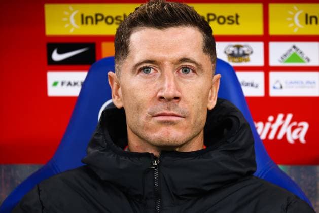 Poland - New Zealand International Friendly, Länderspiel, Nationalmannschaft Match Robert Lewandowski is seen during the Poland - New Zealand international friendly football match at Silesian Stadium in Chorzow, Poland on October 9, 2025. Chorzow Poland  Copyright: xBeataxZawrzelx originalFilename:zawrzel-polandne251009_npIFP.jpg