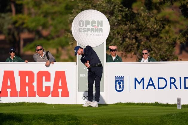 October 10, 2025, Madrid, Madrid, Spain: Laurie Canter of England during the Open de EspaoÂ±a presented by Madrid, R2, golf tournament of DP World Tour at Club de Campo Villa de Madrid on October 10, 2025, in Madrid, Spain. Madrid Spain - ZUMAa181 20251010_zaa_a181_032 Copyright: xDennisxAgyemanx