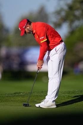 October 10, 2025, Madrid, Madrid, Spain: Sergio Garcia of Spain during the Open de EspaoÂ±a presented by Madrid, R2, golf tournament of DP World Tour at Club de Campo Villa de Madrid on October 10, 2025, in Madrid, Spain. Madrid Spain - ZUMAa181 20251010_zaa_a181_023 Copyright: xDennisxAgyemanx