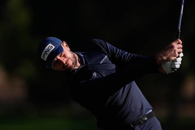 October 10, 2025, Madrid, Madrid, Spain: Laurie Canter of England during the Open de EspaoÂ±a presented by Madrid, R2, golf tournament of DP World Tour at Club de Campo Villa de Madrid on October 10, 2025, in Madrid, Spain. Madrid Spain - ZUMAa181 20251010_zaa_a181_031 Copyright: xDennisxAgyemanx