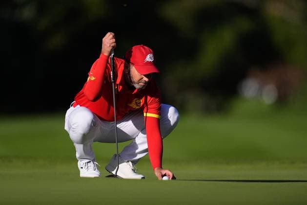 October 10, 2025, Madrid, Madrid, Spain: Sergio Garcia of Spain during the Open de EspaoÂ±a presented by Madrid, R2, golf tournament of DP World Tour at Club de Campo Villa de Madrid on October 10, 2025, in Madrid, Spain. Madrid Spain - ZUMAa181 20251010_zaa_a181_038 Copyright: xDennisxAgyemanx