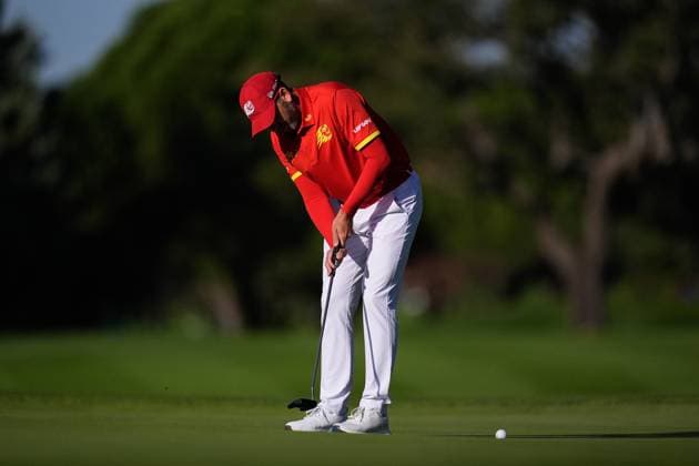 October 10, 2025, Madrid, Madrid, Spain: Sergio Garcia of Spain during the Open de EspaoÂ±a presented by Madrid, R2, golf tournament of DP World Tour at Club de Campo Villa de Madrid on October 10, 2025, in Madrid, Spain. Madrid Spain - ZUMAa181 20251010_zaa_a181_049 Copyright: xDennisxAgyemanx