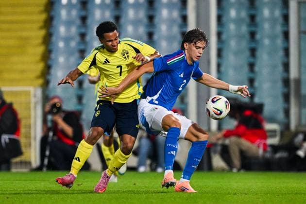 Football, U21, European Championship qualifier, Italy - Sweden