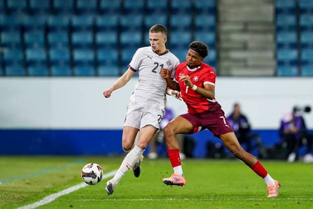 Football, U21, European Championship qualifier, Switzerland - Iceland