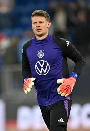 before the start of the match warm-up training goalkeeper Alexander Nuebel GER 12 DFB Laenderspiel Deutschland GER vs Luxembourg LUX WM Qualifiers European Qualifiers 10 10 2025 DFL REGULATIONS PROHIBIT ANY USE OF PHOTOGRAPHS AS IMAGE SEQUENCES AND OR QUASI VIDEO DFB Laenderspiel Deutschland GER vs Luxembourg LUX