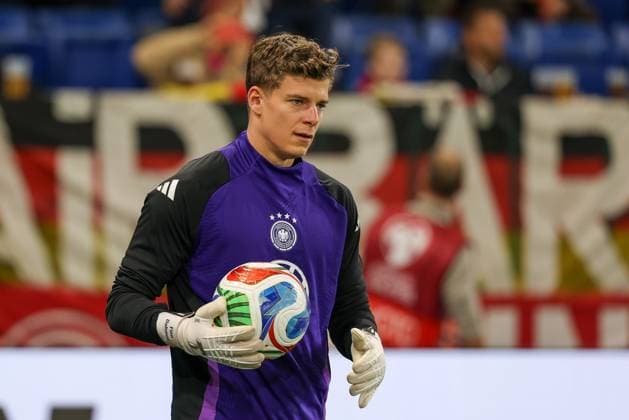 warm up, Finn Dahmen 21 Germany , Germany vs. Luxembourg, Soccer, World Cup Qualification, 10 10 2025 Sinsheim Baden Wuerttemberg Germany Copyright: xkolbert-press ChristianxKolbertx