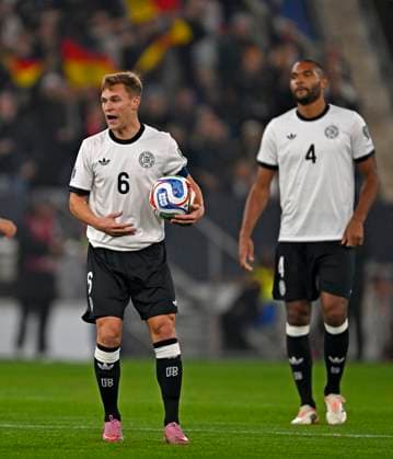 10 10 2025, Football World Cup Qualification Europe 2025 26, Matchday 7, Germany Luxembourg, in the PreZero Arena Sinsheim f l Joshua Kimmich Germany and Jonathan Tah Germany