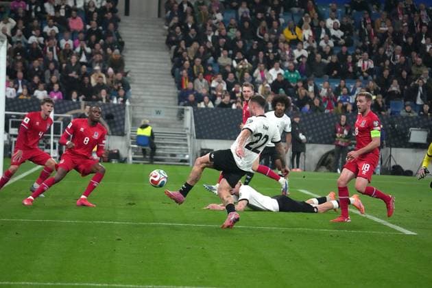 GER, World Cup Qualification, Germany vs. Luxembourg 10 10 2025, PreZero Arena, Sinsheim, GER, World Cup Qualification, Germany vs. Luxembourg , in the picture David Raum Germany nordphotoxGmbHx xBratic nph00250