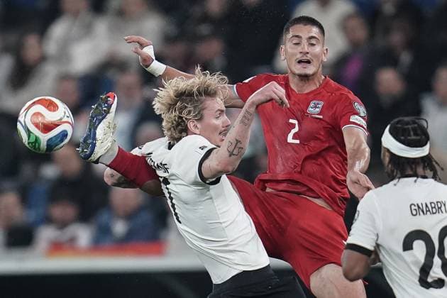 Soccer World Cup Qualification 2025 2026 10 10 2025, Soccer international match, international match, World Cup Qualification, 2025 2026, Group A, Germany, Sinsheim, PreZero Arena, Sinsheim, Germany D Luxembourg LUX vl Seid Korac Luxembourg, Luxembourg, FLF 2 v Nick Woltemade Germany DEU, DFB, 11
