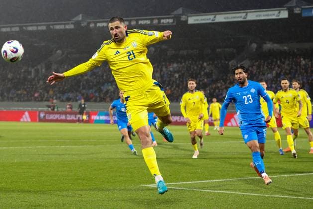 Football mens. UEFA World Cup Qualifiers. Iceland - Ukraine. 10. 10. 25. Reykjavik, Iceland. Copyright: xPawelxCx 1J8A1646