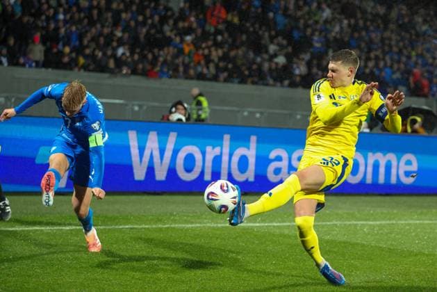 Football mens. UEFA World Cup Qualifiers. Iceland - Ukraine. 10. 10. 25. Reykjavik, Iceland. Copyright: xPawelxCx 1J8A1780