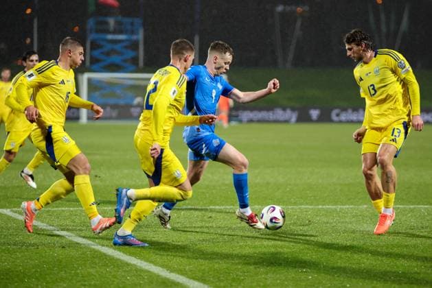 Football mens. UEFA World Cup Qualifiers. Iceland - Ukraine. 10. 10. 25. Reykjavik, Iceland. Copyright: xPawelxCx 1J8A1800