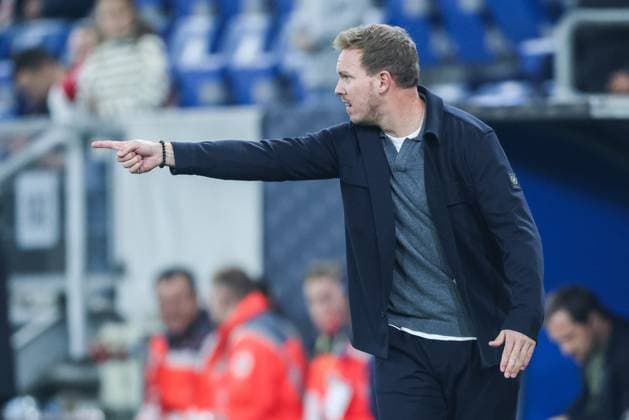 Soccer World Cup Qualification Germany Luxembourg on 10 10 2025 at the PreZero Arena in Sinsheim Julian Nagelsmann Nationaltrainer DFB regulations prohibit any use of photographs as image sequences and or quasi video xJRx