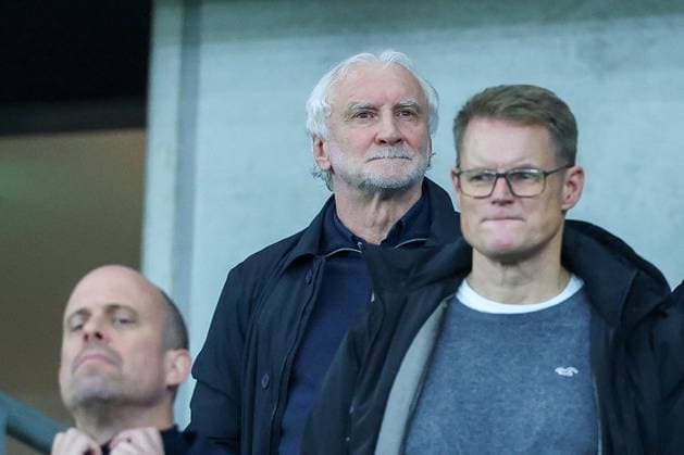 Soccer World Cup Qualification Germany Luxembourg on 10 10 2025 in the PreZero Arena in Sinsheim Rudi Völler Sports Director DFB , mitte DFB regulations prohibit any use of photographs as image sequences and or quasi video xMSx