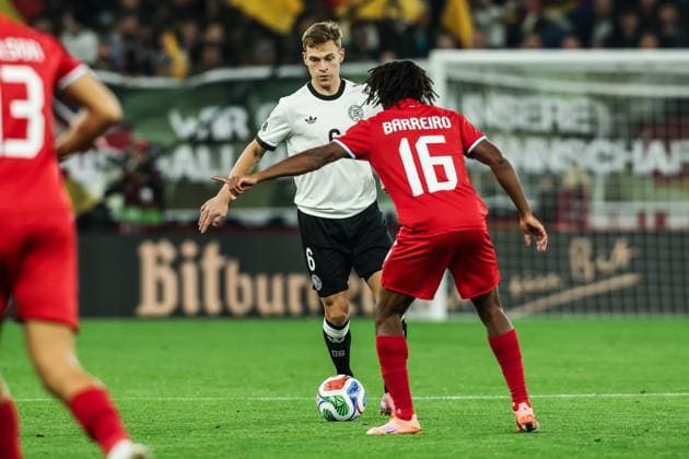 Sport, Football, UEFA European Qualifiers World Cup Qualifiers Europe Group A 7 Matchday Germany Luxembourg 10 10 2025, PreZero Arena Joshua Kimmich Germany, 6 Sinsheim PreZero Arena Baden Württemberg Germany