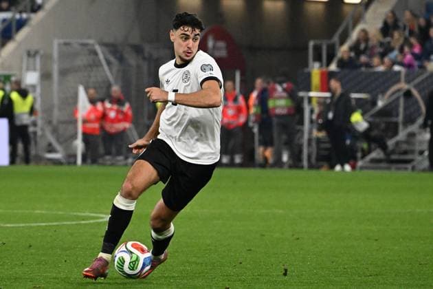 10 10 2025, xsltx, Football World Cup Qualification 2026, Germany Luxembourg v l Aleksandar Pavlovic German National Football Team DFB Freisteller DFL DFB REGULATIONS PROHIBIT ANY USE OF PHOTOGRAPHS as IMAGE SEQUENCES and or QUASI VIDEO Sinsheim