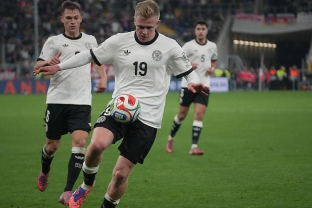 GER, World Cup Qualification, Germany vs. Luxembourg 10 10 2025, PreZero Arena, Sinsheim, GER, World Cup Qualification, Germany vs. Luxembourg , pictured Jonathan Burkardt Germany nordphotoxGmbHx xBratic nph00250