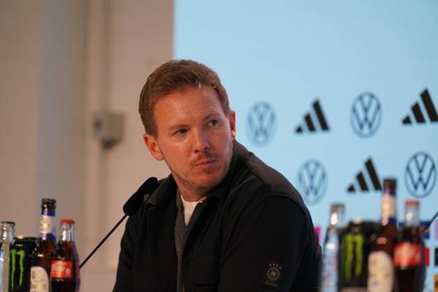 Soccer FIFA World Cup Qualification Europe 2025 26, 7 Matchday Germany vs Luxembourg PreZero Arena Sinsheim Julian Nagelsmann Coach, Germany Press Conference, Media Sinsheim Baden Württemberg Germany Copyright: xJOERANxSTEINSIEKx