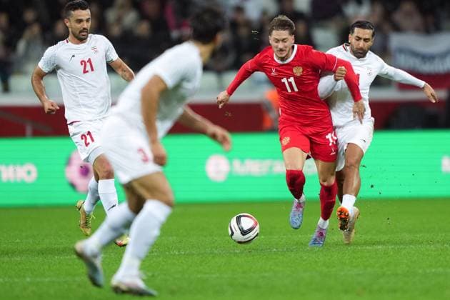 Football, Test match, Russia - Iran