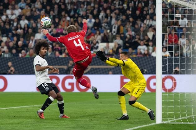 v li Karim Adeyemi Germany 14 , Florian Bohnert Luxembourg, 04 , Anthony Moris Luxembourg, 01 GER, Germany vs Luxembourg, Football, Men, World Cup Qualification Europe, Matchday 7, Season 2025 2026, 10 10 2025, GER, Germany vs Luxembourg, Football, Men, World Cup Qualification Europe, Matchday 7, Season 2025 2026, 10 10 2025 Sinsheim Copyright: xEibner-Pressefoto WolfgangxFrankx EP_WFK