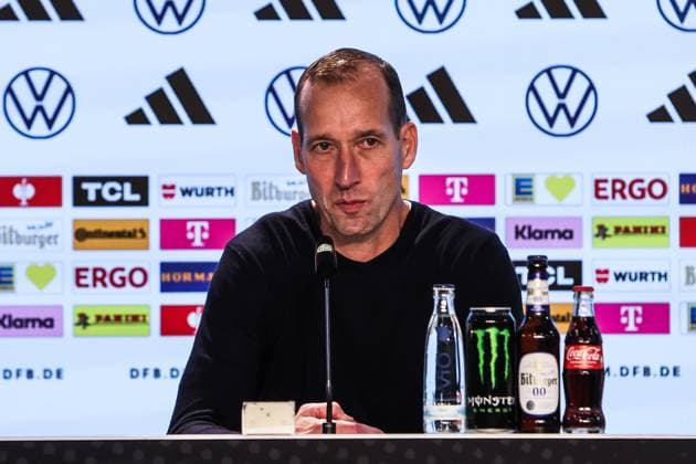 Sport, Football, UEFA European Qualifiers World Cup Qualifiers Europe Group A 7 Matchday Germany Luxembourg 10 10 2025, PreZero Arena Jeff Strasser Coach Luxembourg Sinsheim PreZero Arena Baden Württemberg Germany